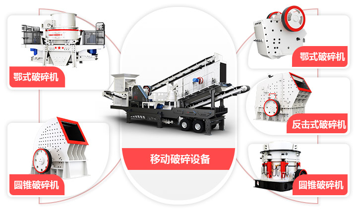 移動(dòng)液壓破碎機(jī)多機(jī)組合，實(shí)現(xiàn)多種物料破碎